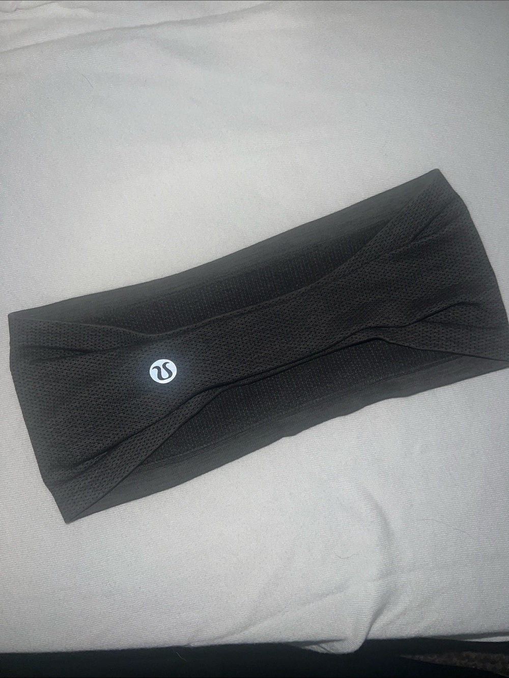 lululemon athletica Dark Gray Twisted Mesh Headband